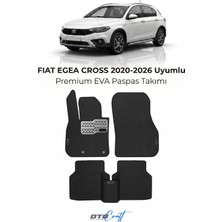 Otocraft Fiat Egea Cross (2016-2020) Araca Özel 3D Havuzlu Eva Oto Paspas Full Set 5 Parça