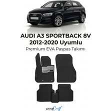 Otocraft Audi A3 Sportback 8V (2012-2020) Araca Özel 3D Havuzlu Eva Oto Paspas Full Set 5 Parça