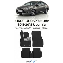 Otocraft Ford Focus 3 Sedan (2011-2015) Araca Özel 3D Havuzlu Eva Oto Paspas Full Set 5 Parça
