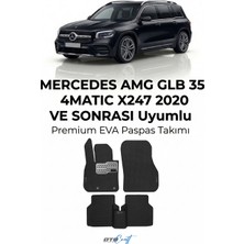 Otocraft Mercedes Amg Glb 35 4matic X247 (2020 ve Sonrası) Araca Özel 3D Havuzlu Eva Oto Paspas Full Set 5 Parça