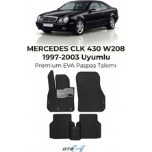 Otocraft Mercedes Clk 430 W208 (1997-2003) Araca Özel 3D Havuzlu Eva Oto Paspas Full Set 5 Parça