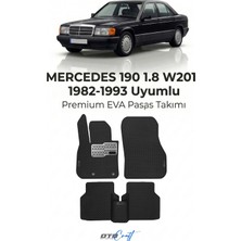 Otocraft Mercedes 190 1 8 W201 (1982-1993) Araca Özel 3D Havuzlu Eva Oto Paspas Full Set 5 Parça