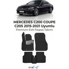 Otocraft Mercedes C200 Coupe C205 (2015-2021) Araca Özel 3D Havuzlu Eva Oto Paspas Full Set 5 Parça