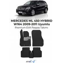 Otocraft Mercedes ml 450 Hybrid W164 (2009-2011) Araca Özel 3D Havuzlu Eva Oto Paspas Full Set 5 Parça