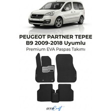 Otocraft Peugeot Partner Tepee B9 (2009-2018) Araca Özel 3D Havuzlu Eva Oto Paspas Full Set 5 Parça