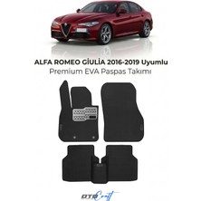 Otocraft Alfa Romeo Giulia (2016-2019) Araca Özel 3D Havuzlu Eva Oto Paspas Full Set 5 Parça