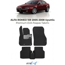 Otocraft Alfa Romeo 159 (2005-2008) Araca Özel 3D Havuzlu Eva Oto Paspas Full Set 5 Parça