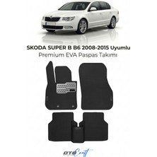 Otocraft Skoda Super B B6 (2008-2015) Araca Özel 3D Havuzlu Eva Oto Paspas Full Set 5 Parça