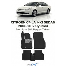 Otocraft Citroen C4 La Mk1 Sedan (2006-2012) Araca Özel 3D Havuzlu Eva Oto Paspas Full Set 5 Parça