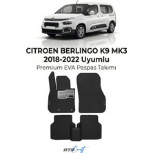 Otocraft Citroen Berlingo K9 Mk3 (2018-2022) Araca Özel 3D Havuzlu Eva Oto Paspas Full Set 5 Parça
