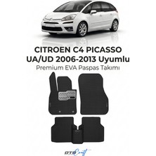Otocraft Citroen C4 Picasso Ua Ud (2006-2013) Araca Özel 3D Havuzlu Eva Oto Paspas Full Set 5 Parça