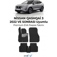 Otocraft Nissan Qashqai 3 (2022 ve Sonrası) Araca Özel 3D Havuzlu Eva Oto Paspas Full Set 5 Parça