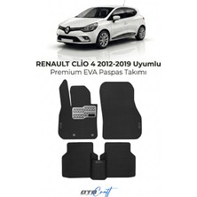 Otocraft Renault Clio 4 (2012-2019) Araca Özel 3D Havuzlu Eva Oto Paspas Full Set 5 Parça