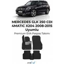 Otocraft Mercedes Glk 250 Cdı 4matic X204 (2008-2015) Araca Özel 3D Havuzlu Eva Oto Paspas Full Set 5 Parça