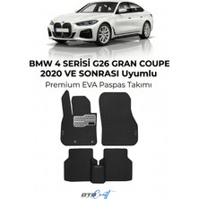Otocraft Bmw 4 Serisi G26 Gran Coupe (2020 ve Sonrası) Araca Özel 3D Havuzlu Eva Oto Paspas Full Set 5 Parça