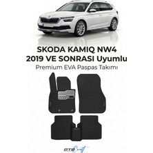 Otocraft Skoda Kamiq Nw4 (2019 ve Sonrası) Araca Özel 3D Havuzlu Eva Oto Paspas Full Set 5 Parça