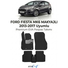 Otocraft Ford Fiesta Mk6 Makyajli (2013-2017) Araca Özel 3D Havuzlu Eva Oto Paspas Full Set 5 Parça
