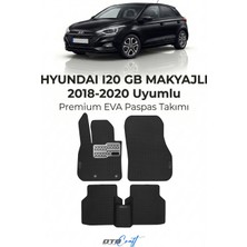 Otocraft Hyundai I20 GB Makyajli (2018-2020) Araca Özel 3D Havuzlu Eva Oto Paspas Full Set 5 Parça