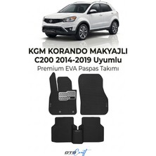 Otocraft Kgm Korando Makyajli C200 (2014-2019) Araca Özel 3D Havuzlu Eva Oto Paspas Full Set 5 Parça