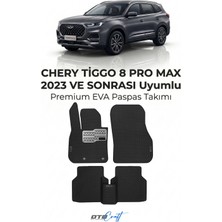Otocraft Chery Tiggo 8 Pro Max (2023 ve Sonrası) Araca Özel 3D Havuzlu Eva Oto Paspas Full Set 5 Parça
