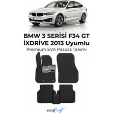 Otocraft Bmw 3 Serisi F34 Gt Ixdrive (2013 ve Sonrası) Araca Özel 3D Havuzlu Eva Oto Paspas Full Set 5 Parça