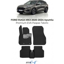 Otocraft Ford Kuga Mk3 (2020-2024) Araca Özel 3D Havuzlu Eva Oto Paspas Full Set 5 Parça