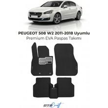 Otocraft Peugeot 508 W2 (2011-2018) Araca Özel 3D Havuzlu Eva Oto Paspas Full Set 5 Parça