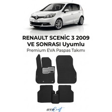 Otocraft Renault Scenic 3 (2009 ve Sonrası) Araca Özel 3D Havuzlu Eva Oto Paspas Full Set 5 Parça