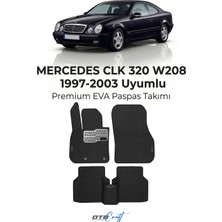 Otocraft Mercedes Clk 320 W208 (1997-2003) Araca Özel 3D Havuzlu Eva Oto Paspas Full Set 5 Parça