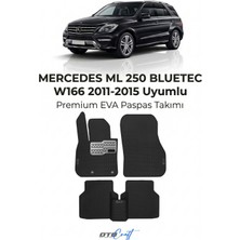 Otocraft Mercedes ml 250 Bluetec W166 (2011-2015) Araca Özel 3D Havuzlu Eva Oto Paspas Full Set 5 Parça