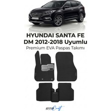 Otocraft Hyundai Santa Fe Dm (2012-2018) Araca Özel 3D Havuzlu Eva Oto Paspas Full Set 5 Parça