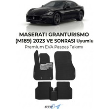 Otocraft Maserati Granturismo M189 (2023 ve Sonrası) Araca Özel 3D Havuzlu Eva Oto Paspas Full Set 5 Parça
