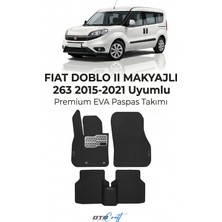 Otocraft Fiat Doblo Ii Makyajli 263 (2015-2021) Araca Özel 3D Havuzlu Eva Oto Paspas Full Set 5 Parça