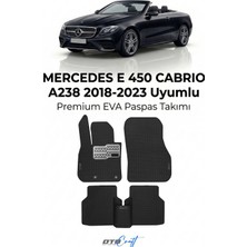 Otocraft Mercedes E 450 Cabrio A238 (2018-2023) Araca Özel 3D Havuzlu Eva Oto Paspas Full Set 5 Parça