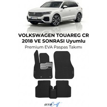 Otocraft Volkswagen Touareg Cr (2018 ve Sonrası) Araca Özel 3D Havuzlu Eva Oto Paspas Full Set 5 Parça