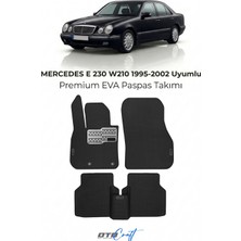 Otocraft Mercedes E 230 W210 (1995-2002) Araca Özel 3D Havuzlu Eva Oto Paspas Full Set 5 Parça
