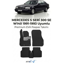 Otocraft Mercedes S Seri 300 Se W140 (1991-1993) Araca Özel 3D Havuzlu Eva Oto Paspas Full Set 5 Parça