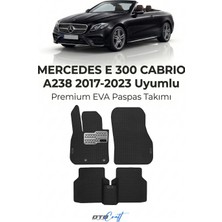 Otocraft Mercedes E 300 Cabrio A238 (2017-2023) Araca Özel 3D Havuzlu Eva Oto Paspas Full Set 5 Parça