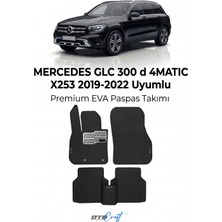 Otocraft Mercedes Glc 300 D 4matic X253 (2019-2022) Araca Özel 3D Havuzlu Eva Oto Paspas Full Set 5 Parça