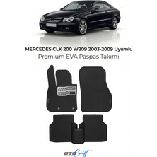 Otocraft Mercedes Clk 200 W209 (2003-2009) Araca Özel 3D Havuzlu Eva Oto Paspas Full Set 5 Parça