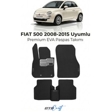Otocraft Fiat 500 (2008-2015) Araca Özel 3D Havuzlu Eva Oto Paspas Full Set 5 Parça