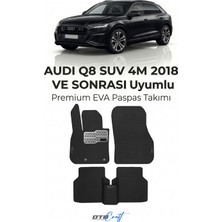 Otocraft Audi Q8 Suv 4m (2018 ve Sonrası) Araca Özel 3D Havuzlu Eva Oto Paspas Full Set 5 Parça