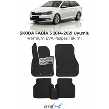 Otocraft Skoda Fabia 3 (2014-2021) Araca Özel 3D Havuzlu Eva Oto Paspas Full Set 5 Parça
