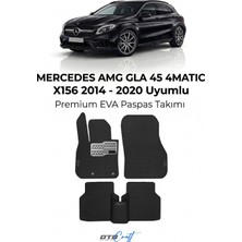 Otocraft Mercedes Amg Gla 45 4matic X156 (2014-2020) Araca Özel 3D Havuzlu Eva Oto Paspas Full Set 5 Parça