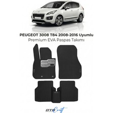 Otocraft Peugeot 3008 T84 (2008-2016) Araca Özel 3D Havuzlu Eva Oto Paspas Full Set 5 Parça