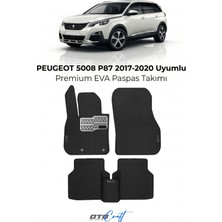 Otocraft Peugeot 5008 P87 (2017-2020) Araca Özel 3D Havuzlu Eva Oto Paspas Full Set 5 Parça