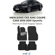 Otocraft Mercedes C63 Amg Coupe C205 (2015-2021) Araca Özel 3D Havuzlu Eva Oto Paspas Full Set 5 Parça