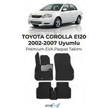 Otocraft Toyota Corolla E120 (2002-2007) Araca Özel 3D Havuzlu Eva Oto Paspas Full Set 5 Parça