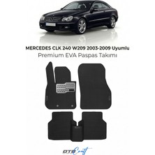 Otocraft Mercedes Clk 240 W209 (2003-2009) Araca Özel 3D Havuzlu Eva Oto Paspas Full Set 5 Parça
