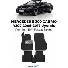 Otocraft Mercedes E 300 Cabrio A207 (2009-2017) Araca Özel 3D Havuzlu Eva Oto Paspas Full Set 5 Parça